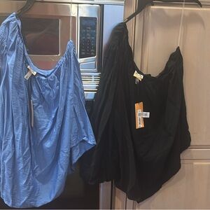 Jennifer Lopez Blue and Black Women's Tops